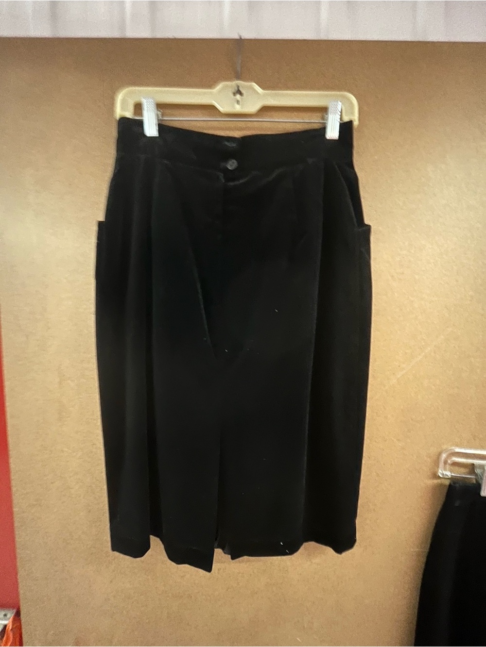Classic Black Women's Knee-Length Skirt